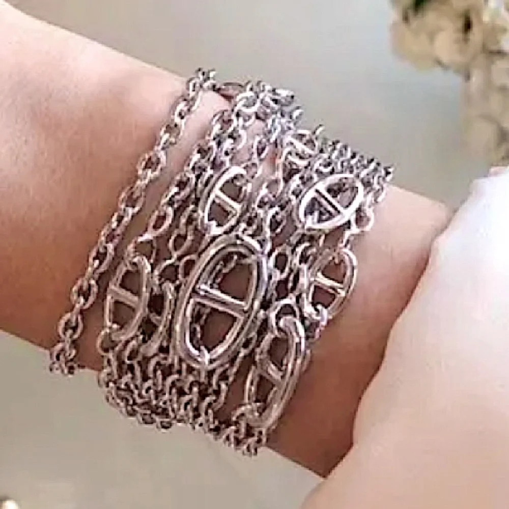 Multilayer Luxury Silver Necklace